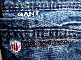 Gant pánske krátke riflové nohavice 2XL - 7