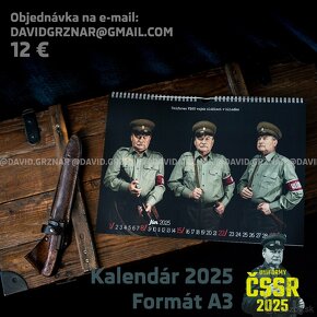 RETRO KALENDÁR 2025 Uniformy ČSSR - 7