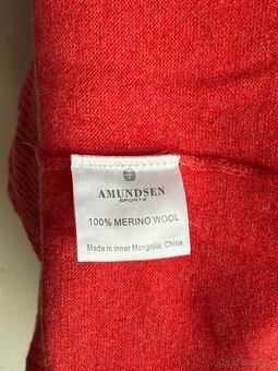 Zánovný luxusný merino sveter Amundsen Peak Half Zip - 7
