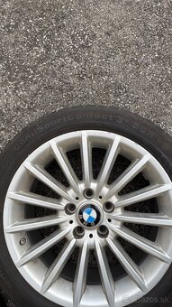 Predám originálne disky BMW s pneumatikami Continental – 245 - 7