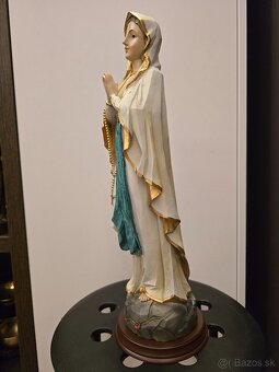 Madona socha polychromaticka uprava - 7