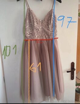 Dámske šaty s tylovou sukňou - 7
