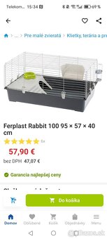Klietky veľké dve pre králika morča - 7