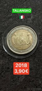 Euromince - pamätné dvojeurové mince Taliansko - 7