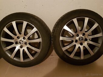 17'orig. ALU ŠKODA disky5x112 R17ET 45Continental 225/50 - 7