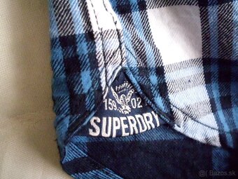 Superdry pánska slim košeľa roll up rukáv M - 7