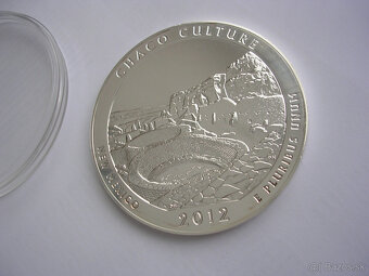 5 Oz Quarter Dollar 2012 New Mexico - CHACO CULTURE - 7