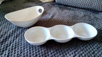 Strieborný kvetináč nádoba ako nový keramika porcelán - 7