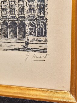 Bruggy – dvojica originálnych kresieb tuší od Y. Briarna - 7