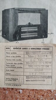 Starožitný rádio - gramofón - 7