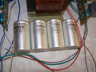 TESLA výkonový zosilňovač-skladačka, ventilátory,zdroje - 7