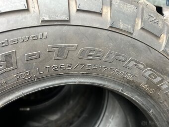 Pneumatiky BF Goodrich mud 255/75 r17 - 7