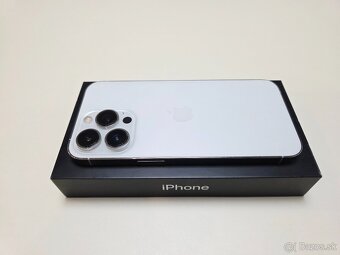 Predám Apple Iphone 13 PRO 128GB SILVER ,BATERKA  100% - 7