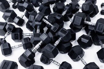 HEX jednoručné činky - šesťhranné, zn. MYGYM - 7