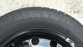 Sada zimných pneu na diskoch 185/60 R15 T XL - 7