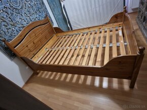 drevena posteľ - 140 x 200 cm - 7