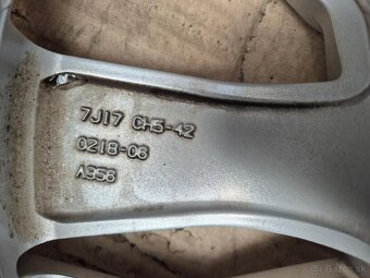 5x108 r17 ET42 x 7J elektróny originál PEUGOT, CITROEN - 7