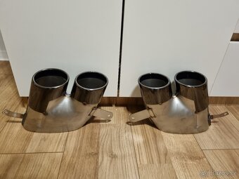 S7 S6 nerezove dvojite duplex koncovky vyfuku - 7