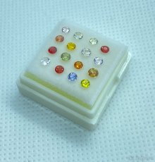 Zafir 1.92ct 16 kusov multifarebne - 7
