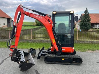 Minibagr Kubota KX019-4 hyd.podvozek/ hyd.svah/ 2t - 7