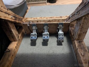 Domáci custom Playseat z dreva. - 7