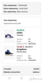 Detské botasky Adidas veľ. 22 - 7