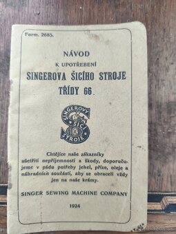 Stroj šijací Singer 1924 - 7