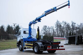 MERCEDES AXOR 1824 HÁKOVÝ NOSIČ KONTAJNEROV HYDRAULICKÁ RUKA - 7