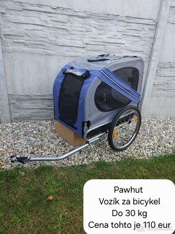 Viaceré vozíky za bicykel pre psy Pawhut a Kesser - 7