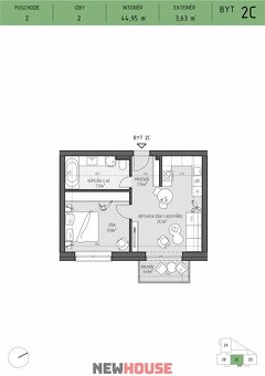 NOVOSTAVBY NA PREDAJ v Častkovciach - byt 2C - 7