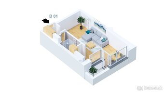 7 bytov VOĽNÝCH - Bytový dom "B"  |  LUNA RESIDENCE - 7