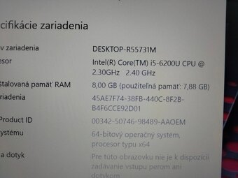 ntb HP probook 640 g2 / Intel core i5 / 8gb ram / 256gb ssd - 7