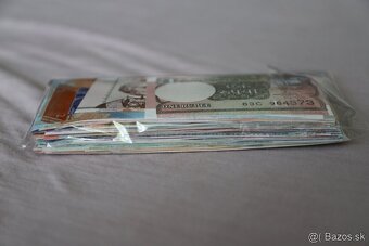 Unc bankovky 100 kusov mix - 7