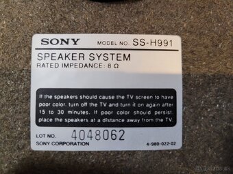 Reproduktory Sony - 7