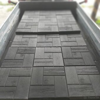 Betónové dlažby imitácia dreva 30x30x3 - 7