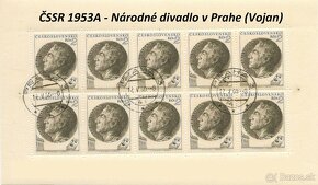 Poštové známky, filatelia: ČSSR, desaťbloky PRO - 7