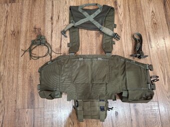 Helikon chest rig Guardian Recce zelený, plne vybavený - 7