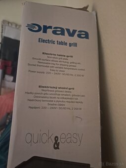 Elektricky gril Orava Grilchef 6 - 7