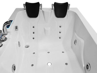 M-SPA - 0205 Pravá kúpeľňová vaňa s hydromasážou 170 x 115 x - 7