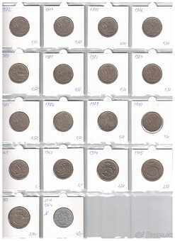 Obehove mince CSSR 1946-1992 - 7