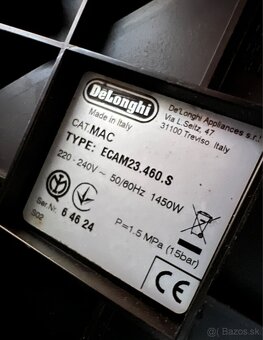 Kávovar Delonghi ECAM 23.460 strieborný - 7