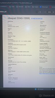 Lenovo IdeaPad S540 15IWL 81NE - 7