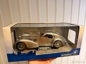 1:18 Bugatti Type 57 SC Atlantic 1938 Silver - Solido - 7