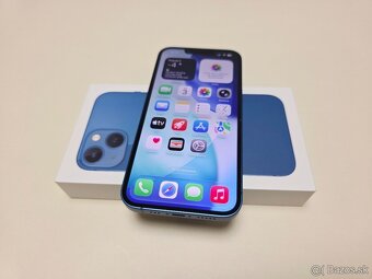 Predám Apple iphone 13 128gb modrý TOP STAV,BATERKA 100% - 7