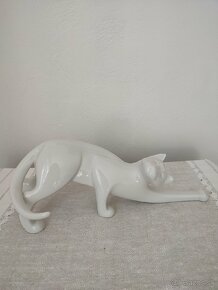 Royal dux mačka Brusel porcelánová soška - 7