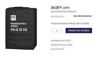 Predám HK Audio PREMIUM PR:O 10 XD - 7