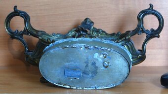 Starožitná bronzová žardiniéra - 7