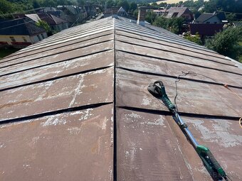 Natieranie maľovanie renovácia strechy - 7