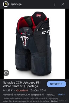 Hokejove Nohavice CCM Jetspeed FT1 - 7
