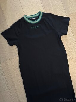 Karl Lagerfeld šaty S signature čierne - 7